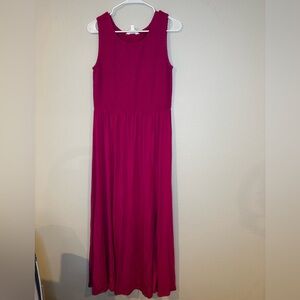 Women’s hot pink Market Spruce brand size‎ Large maxi dress.